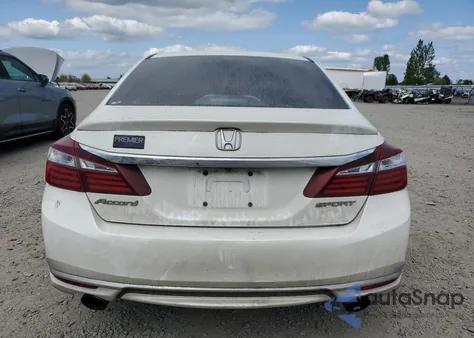 2016 Honda Accord Sport from USA, damaged, VIN 1HGCR2F57GA031091